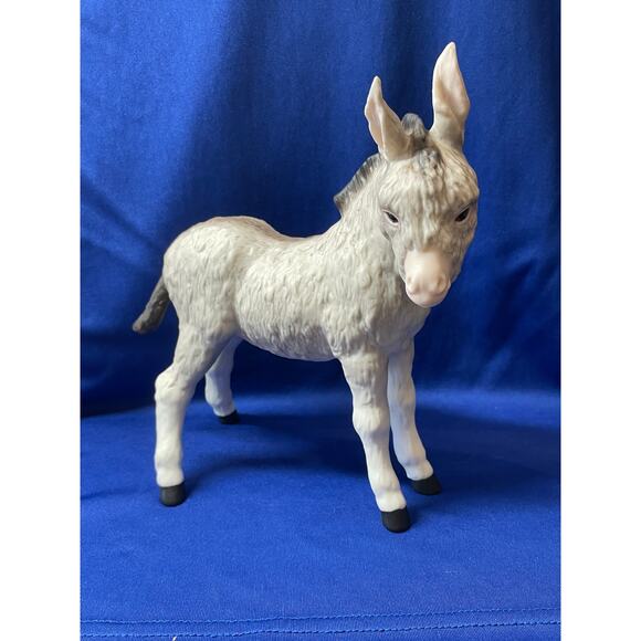 Porcelain Cybis Detailed Donkey Burro Figurine Signed - Picture 1 of 9